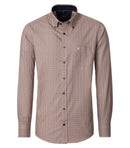 Print Casual Shirt - Tangarine