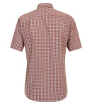 Casual Short Sleeve Shirt - Tangarine