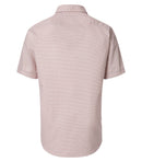 Print Short Sleeve Shirt - Tangarine