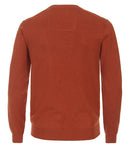 Plain V Neck Jumper - Arabian Spice