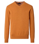 Plain V Neck Jumper - Mango