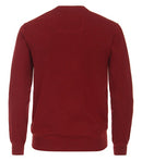 Plain V Neck Jumper - Syrah