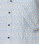 Print Short Sleeve Shirt - Yellow