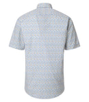Print Short Sleeve Shirt - Yellow