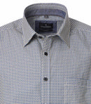 Print Short Sleeve Shirt - Yellow