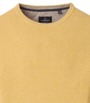 Plain Round Neck Jumper - Spicy Mustard