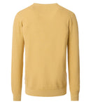 Plain Round Neck Jumper - Spicy Mustard