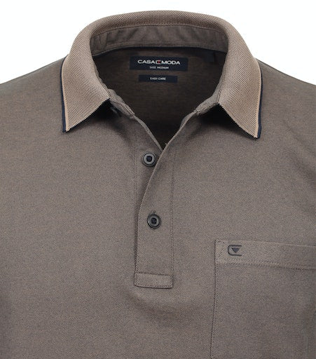 Plain Polo Shirt - Tigers Eye