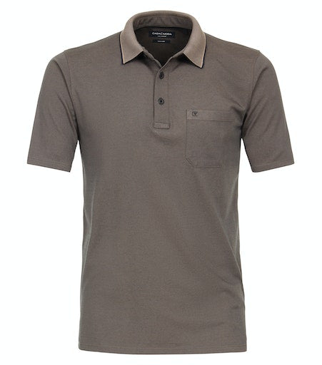 Plain Polo Shirt - Tigers Eye