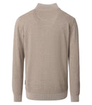 Plain Troyer Zip Jumper - London Fog