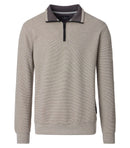 Troyer Zip Sweatshirt - Light Goat