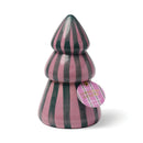 Pink & Green Ceramic Tree Candle - Cinnamon & Clove