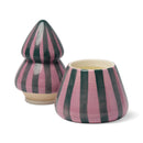 Pink & Green Ceramic Tree Candle - Cinnamon & Clove