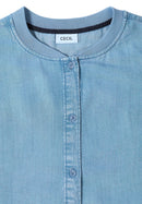 TOS Lyocell Blouson - Light Blue Used Wash