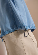 TOS Lyocell Blouson - Light Blue Used Wash