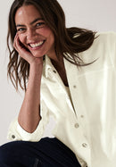 Short Twill Jacket - Vanilla White