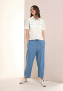 Short Sleeve Overshirt - Vanilla White