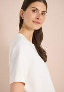 Short Sleeve Sweatshirt - Vanilla White
