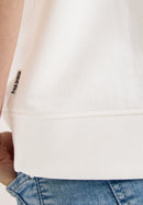Short Sleeve Sweatshirt - Vanilla White