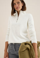 Naps Structure Troyer T-Shirt - Vanilla White