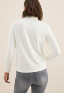 Naps Structure Troyer T-Shirt - Vanilla White