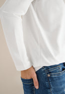 Gathered Basic Shirt - Vanilla White