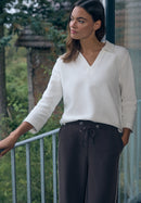 Structured Poloshirt - Vanilla White