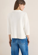 Structured Poloshirt - Vanilla White