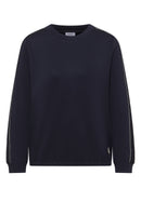 T-Shirt With Tape Detail - Universal Blue