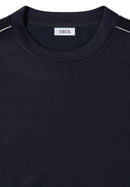 T-Shirt With Tape Detail - Universal Blue