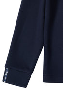Tape Detail Funnel Neck Jumper - Universal Blue