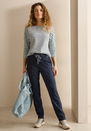 Tracey Solid Trousers - Universal Blue