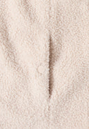 Curly Fake Wool Vest - Teddy Vanilla White