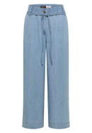 Tencel Washed Trousers - Light Blue Wash