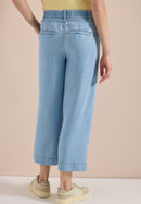 Tencel Washed Trousers - Light Blue Wash