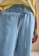 Tencel Washed Trousers - Light Blue Wash