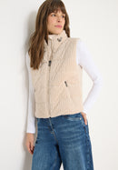 Matmix teddy Cord Vest - Pearl Beige