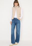 Matmix teddy Cord Vest - Pearl Beige