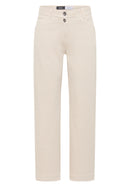 Neele Crop Jean - Pearl Beige