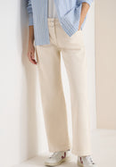 Neele Crop Jean - Pearl Beige