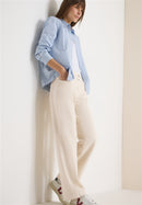 Neele Crop Jean - Pearl Beige