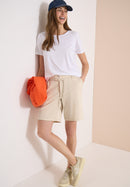 Short Trousers - Pearl Beige