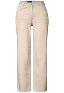 Neele Colored Trousers - Jute Beige
