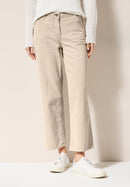 Neele Colored Trousers - Jute Beige