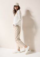 Neele Colored Trousers - Jute Beige