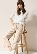 Neele Colored Trousers - Jute Beige