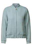 Bouclé Blouson - Cool Salvia Green