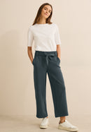 Neele Modal Trousers with belt - Slate Khaki