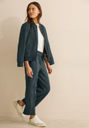 Neele Modal Trousers with belt - Slate Khaki