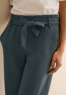 Neele Modal Trousers with belt - Slate Khaki